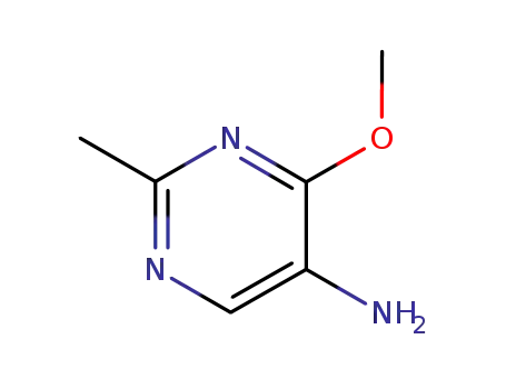 Molecular Structure of 53135-45-8 (4-METHOXY-2-METHYL-5-PYRIMIDINAMINE)