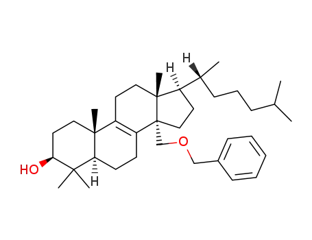 (3S,5R,10S,13R,14S,17R)-14-Benzyloxymethyl-17-((R)-1,5-dimethyl-hexyl)-4,4,10,13-tetramethyl-2,3,4,5,6,7,10,11,12,13,14,15,16,17-tetradecahydro-1H-cyclopenta[a]phenanthren-3-ol
