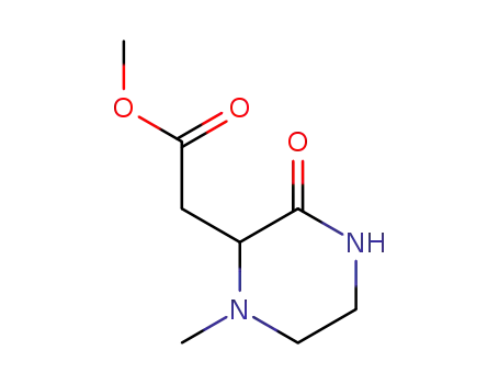 2- 피페 라진 아세트산, 1- 메틸 -3- 옥소-, 메틸 에스테르 (9CI)
