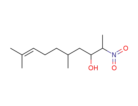 Molecular Structure of 89449-85-4 (8-Decen-3-ol, 5,9-dimethyl-2-nitro-)