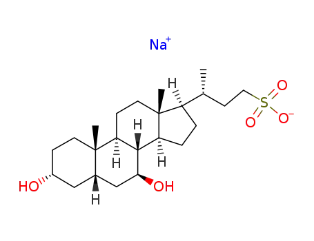 sodium 3α,7β-dihydroxy-24-nor-5β-cholane-23-sulfonate
