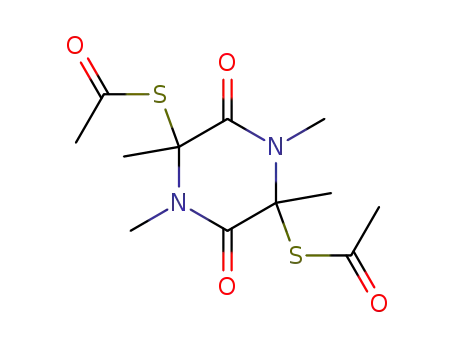 1,3,4,6-tetramethyl-3,6-bis(acetylthio)-2,5-piperazinedione