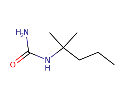 Molecular Structure of 15363-96-9 ((1,1-dimethyl-butyl)-urea)
