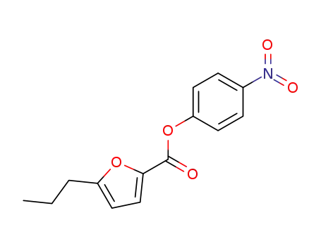 Molecular Structure of 59212-59-8 (4-nitrophenyl 5-n-propyl-2-furoate)
