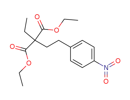 Molecular Structure of 5345-35-7 (diethyl ethyl[2-(4-nitrophenyl)ethyl]propanedioate)