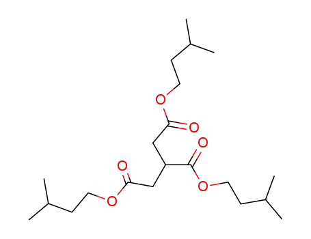 Molecular Structure of 5333-56-2 (tris(3-methylbutyl) propane-1,2,3-tricarboxylate)