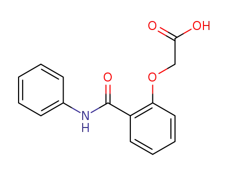 Molecular Structure of 5332-58-1 (Acetic acid, (2-((phenylamino)carbonyl)phenoxy)-)