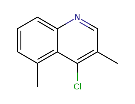 Molecular Structure of 5350-51-6 (4-chloro-3,5-dimethylquinoline)