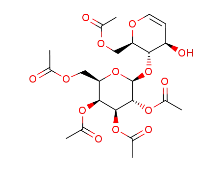 penta-O-acetyl-1,5-anhydro-2-deoxy-3-hydroxy-4-O-β-galactopyranosyl-D-arabinohex-1-enitol
