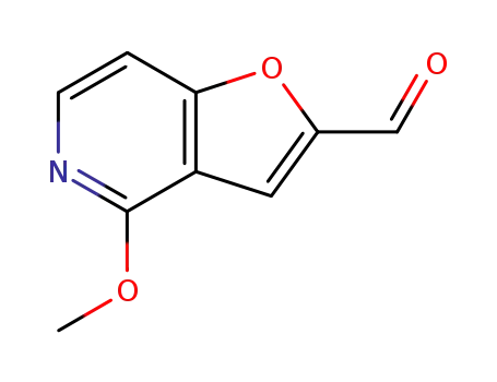 Molecular Structure of 86518-09-4 (4-methoxyfuro[3,2-c]pyridine-2-carbaldehyde)