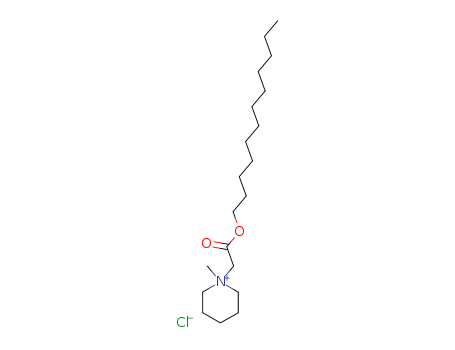 Piperidinium,1-[2-(dodecyloxy)-2-oxoethyl]-1-methyl-, chloride (1:1) cas  5338-48-7