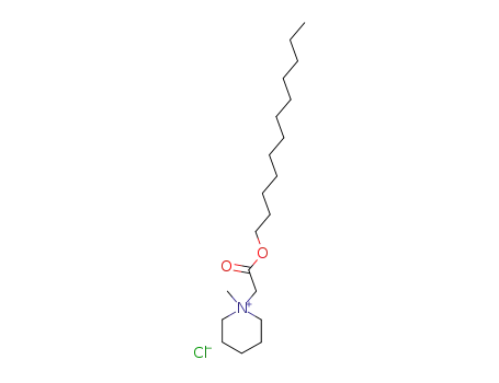 Molecular Structure of 5338-48-7 (1-[2-(dodecyloxy)-2-oxoethyl]-1-methylpiperidinium)