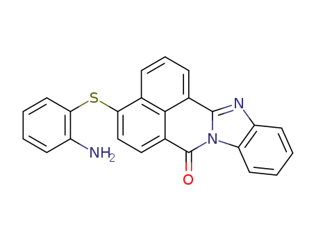 4-(o-아미노페닐티오)-7H-벤즈이미다조[2,1-a]벤즈[de]이소퀴놀린-7-온