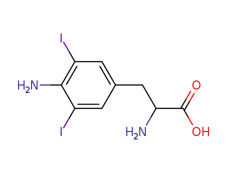 L-Phenylalanine,4-amino-3,5-diiodo- cas  59515-83-2