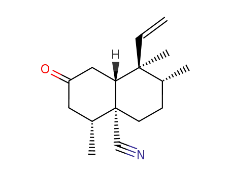(1S,2R,4aR,5R,8aR)-1,2,5-Trimethyl-7-oxo-1-vinyl-octahydro-naphthalene-4a-carbonitrile