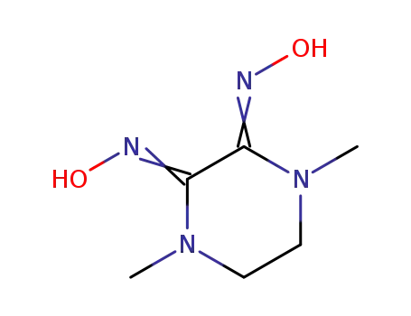 Molecular Structure of 98778-17-7 (2,3-Piperazinedione,1,4-dimethyl-,dioxime,(E,E)-(9CI))