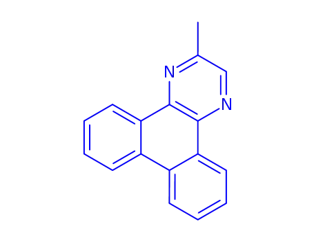 Molecular Structure of 536753-86-3 (2-Methyldibenzo[F,H]quinoxaline)