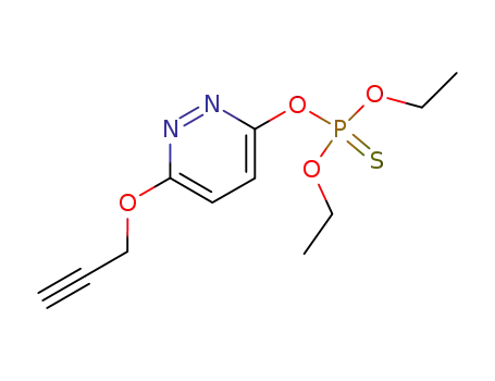 Molecular Structure of 53605-05-3 (O,O-diethyl O-[6-(prop-2-yn-1-yloxy)pyridazin-3-yl] phosphorothioate)