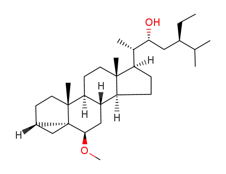 (22R,24R)-6β-methoxy-3α,5-cyclo-5α-stigmastan-22-ol