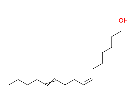 Molecular Structure of 131392-76-2 (7,11-hexadecadienol)