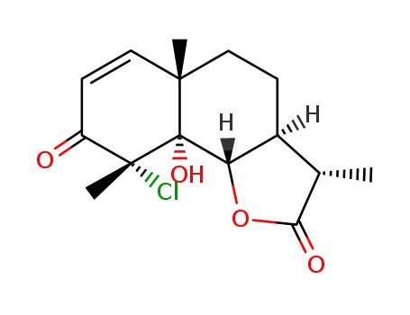 4α-chloro-5α-hydroxysantonin