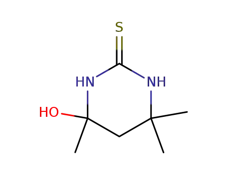 4-Hydroxy-4,6,6-trimethyltetrahydropyrimidine-2(1H)-thione