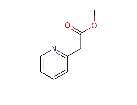 Molecular Structure of 59310-39-3 (methyl 2-(4-methylpyridin-2-yl)acetate)