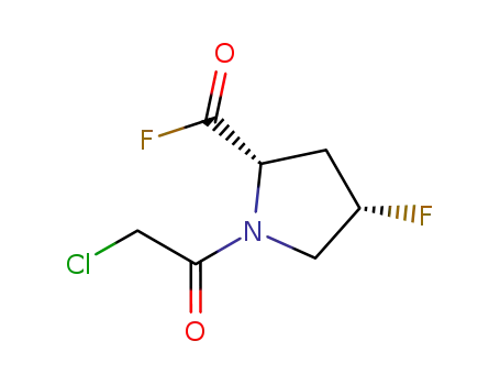 (2S,4S)-N-chloroacetyl-4-fluoropyrrolidine-2-carbonyl fluoride