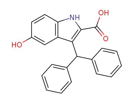 3-BENZHYDRYL-5-HYDROXY-1H-INDOLE-2-CARBOXYLIC ACID
