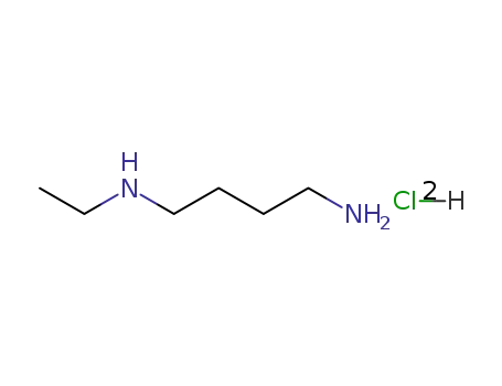 Molecular Structure of 89690-10-8 (1,4-Butanediamine, N-ethyl-, dihydrochloride)