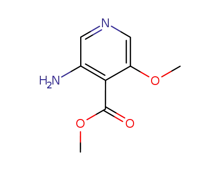 Molecular Structure of 82673-74-3 (Methyl3-aMino-5-Methoxyisonicotinate)
