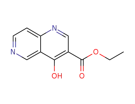 Molecular Structure of 6861-83-2 (4-HYDROXY-[1,6]NAPHTHYRIDINE-3-CARBOXYLIC ACID ETHYL ESTER)