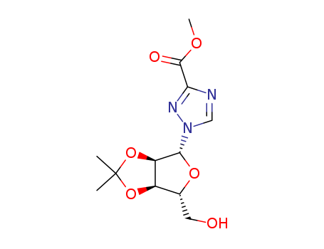 1-[2,3-O-Isopropylidene-b-D-ribofuranosyl]-1,2,4-triazole-3-carboxylicacidmethylester