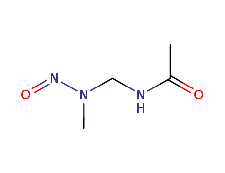 Molecular Structure of 59665-11-1 (N-METHYL-N-ACETYLAMINOMETHYL-NITROSAMINE)