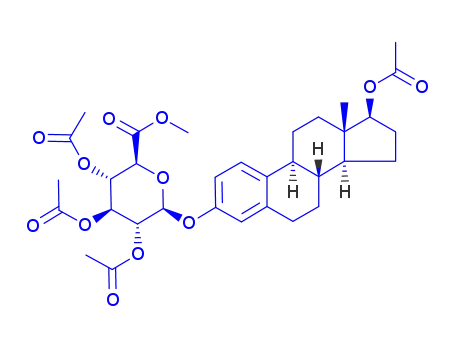 17β-아세틸-에스트라디올 3-(트리-O-아세틸-β-D-글루쿠론산 메틸 에스테르)