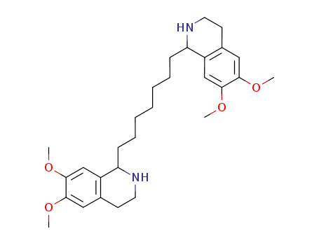 1'-heptamethylene-bis-6,7-dimethoxy-1,2,3,4-tetrahydroisoquinoline