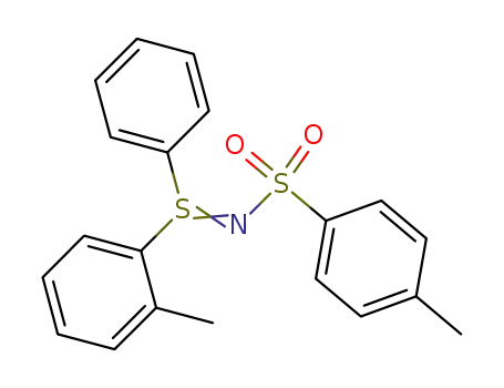 Molecular Structure of 53897-89-5 (N-[(2-methylphenyl)phenylsulfonio]-N-[(4-methylbenzene)dioxosulfanyl]aminylene)