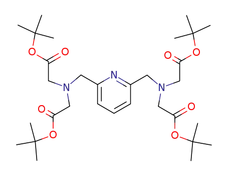 Molecular Structure of 144367-62-4 (tetra(tert-butyl) 2,2',2'',2'''-<(pyridine-2,6-diyl)bis(methylenenitrilo)>tetrakis(acetate))
