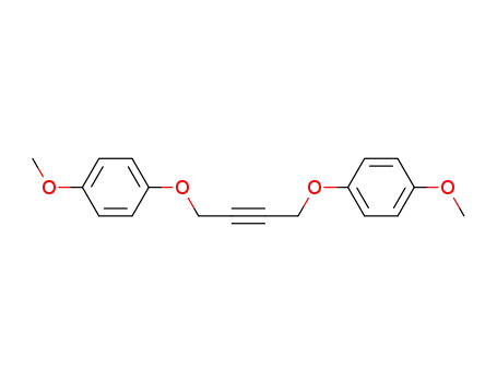 Molecular Structure of 4200-28-6 (Benzene, 1,1'-[2-butyne-1,4-diylbis(oxy)]bis[4-methoxy-)