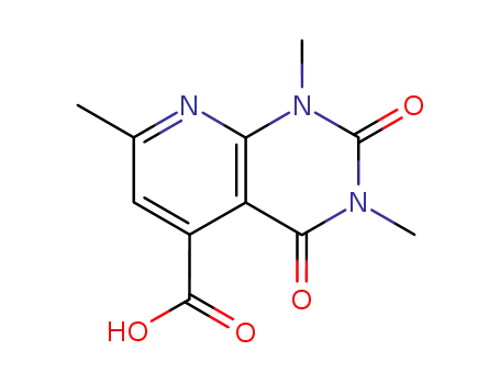 1,3,7-trimethyl-2,4-dioxo-1,2,3,4-tetrahydro-pyrido[2,3-<i>d</i>]pyrimidine-5-carboxylic acid