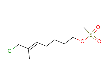 Methanesulfonic acid (E)-7-chloro-6-methyl-hept-5-enyl ester