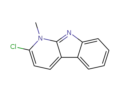 Molecular Structure of 59715-29-6 (2-chloro-1-methyl-1H-pyrido[2,3-b]indole)