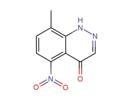Molecular Structure of 5375-23-5 (8-Methyl-5-nitrocinnolin-4(1H)-one)