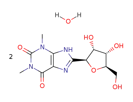 1,3-dimethyl-8-β-D-ribofuranosylxanthine