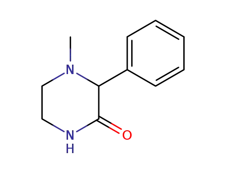 Molecular Structure of 5368-20-7 (1-METHYL-3-OXO-2-PHENYLPIPERAZINE)