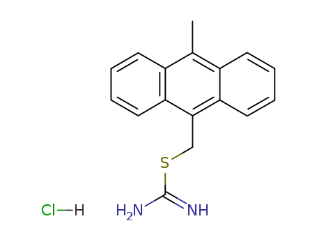 Carbamimidothioic acid,(10-methyl-9-anthracenyl)methyl ester, hydrochloride (1:1) cas  59474-01-0