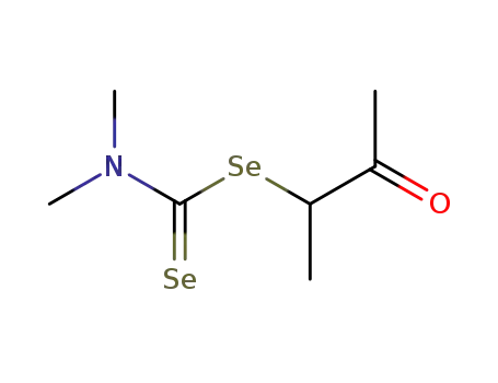 Molecular Structure of 76371-67-0 ((2-oxobutyl)-N,N-dimethyldiselenocarbamate)