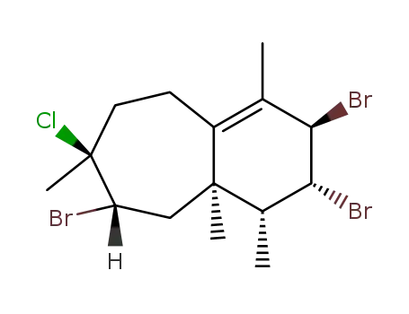 (1R,2R,3R,7S,8S,9aR)-2,3,8-Tribromo-7-chloro-1,4,7,9a-tetramethyl-2,3,5,6,7,8,9,9a-octahydro-1H-benzocycloheptene