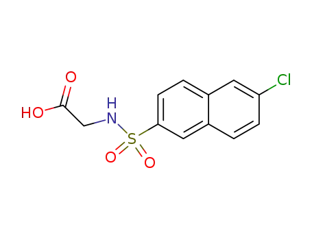 Glycine, N-[(6-chloro-2-naphthalenyl)sulfonyl]-