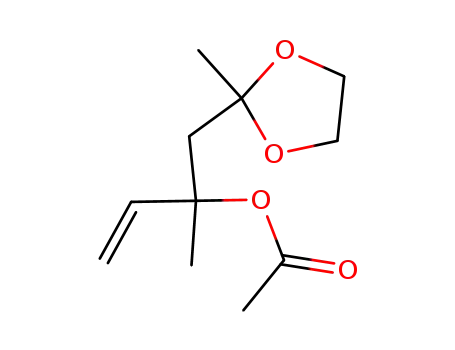 Acetic acid 1-methyl-1-(2-methyl-[1,3]dioxolan-2-ylmethyl)-allyl ester